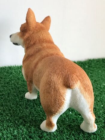 Ornement Corgi, figurine réaliste de qualité de la gamme Leonardo. Coffret cadeau. 4