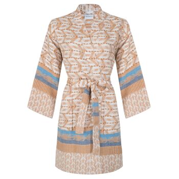 Peignoir Hammam Kimono ESLA - pour femme - design exclusif 3