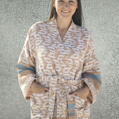 Hammam Albornoz Kimono ESLA - para mujer - diseño exclusivo