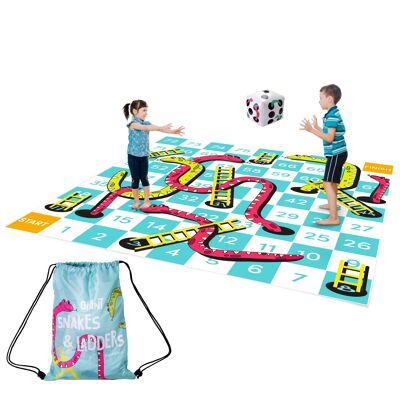 Giant Snakes and Ladders Outdoor Garden Game