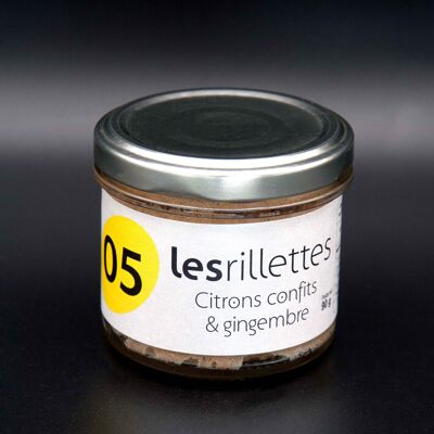 Rillettes de porc CITRONS CONFITS & GINGEMBRE