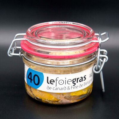 FOIE GRAS ENTIER DE CANARD A LA FINE DE BRETAGNE 120 G