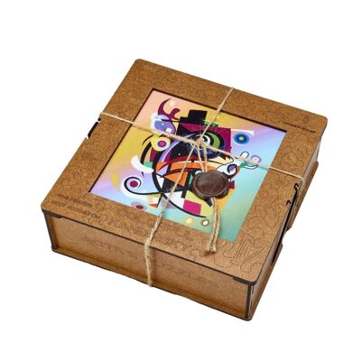 Kandinsky | Puzzle de Madera | 40 x 40 cm | 488 piezas