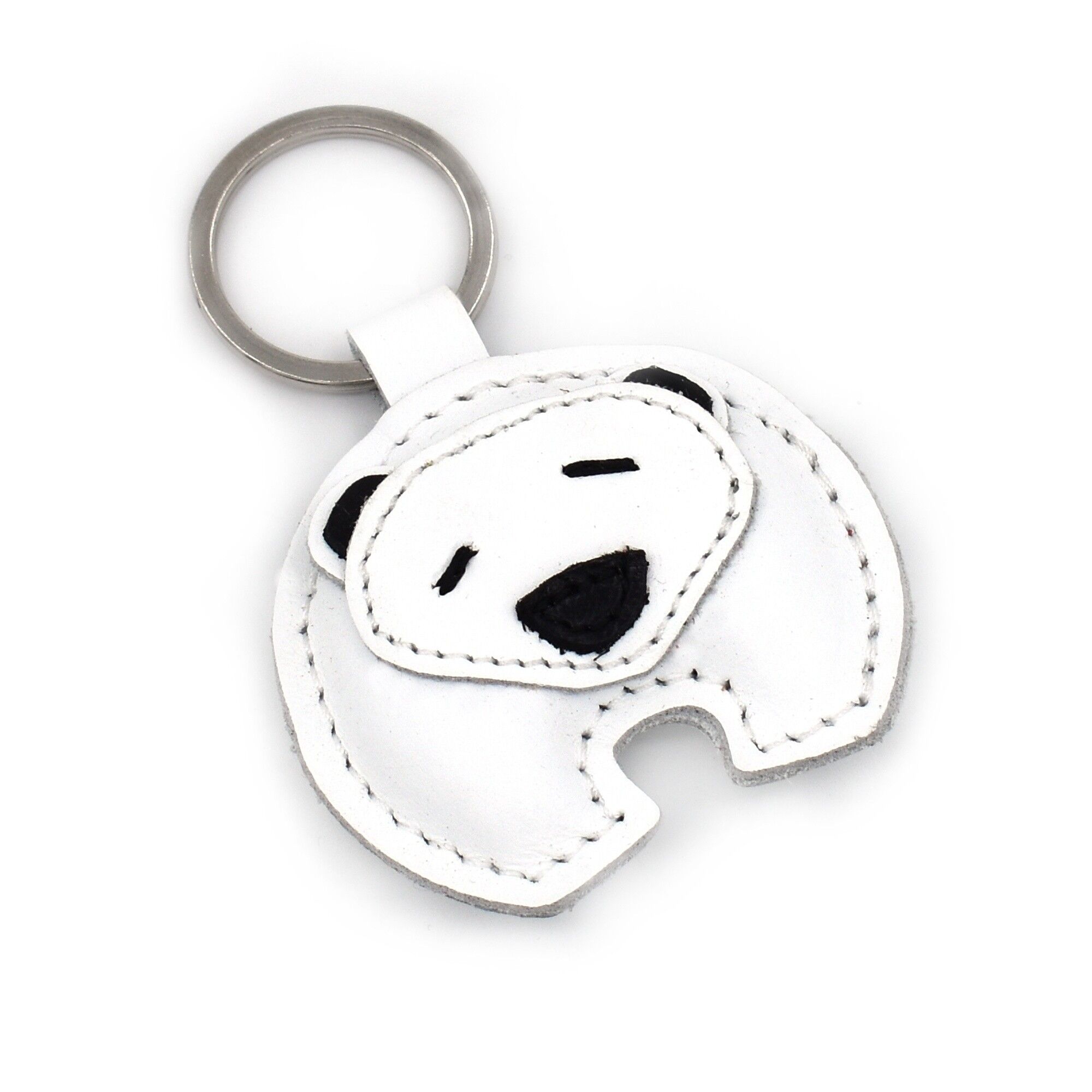 Coach hot Polar Bear Scarf Winter Patent Leather Key Ring Key Chain KeyFob Bag Charm