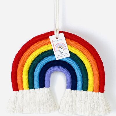 Rainbow Macrame Hanging Decoration