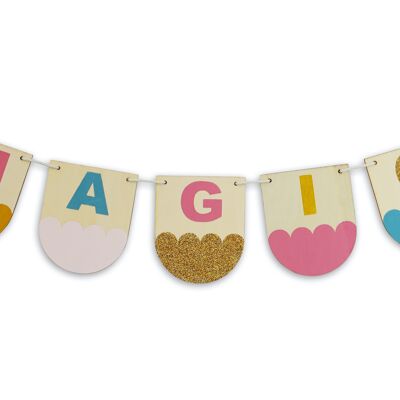 Wooden Bunting