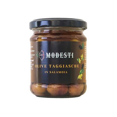 Olives Taggiasca entières en saumure 185g