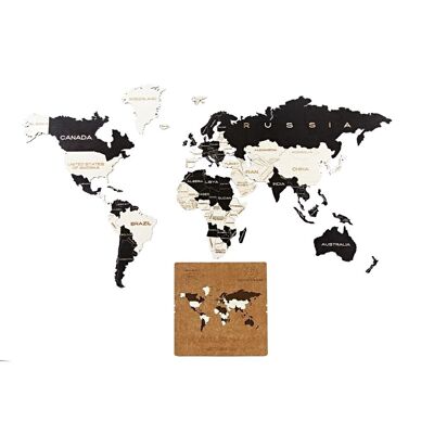 Puzzle de Madera de Mapa Mundial