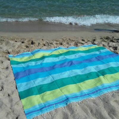 Fouta CASABLANCA XXL - Green blue