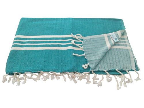 Hammam towel STORM XL - 160x220 cm - for the whole family - Sea green