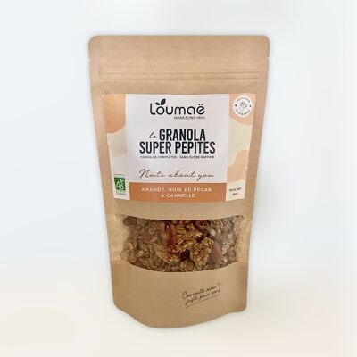 Granola Super Pépites Nuts about you - Amande, noix de pecan & cannelle BIO