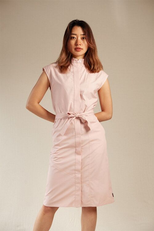 Robe Combattante rose clair