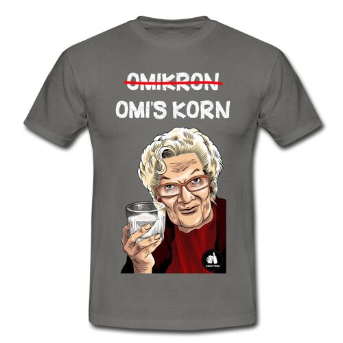 Omi's Korn T-Shirt - graphite grey