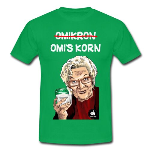Omi's Korn T-Shirt - kelly green