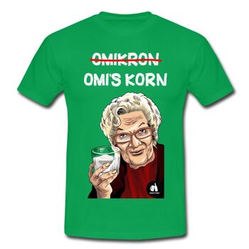 T-shirt Korn d'Omi - vert kelly
