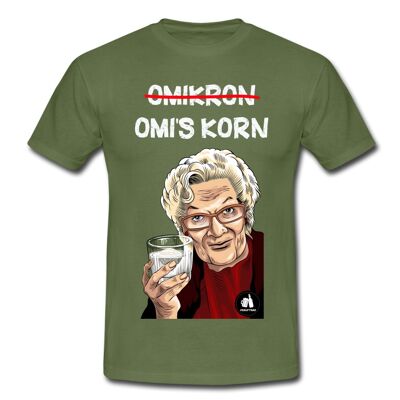 T-shirt Korn d'Omi - vert militaire
