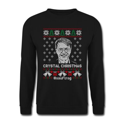 "Crystal Christmas" Sweater - Black