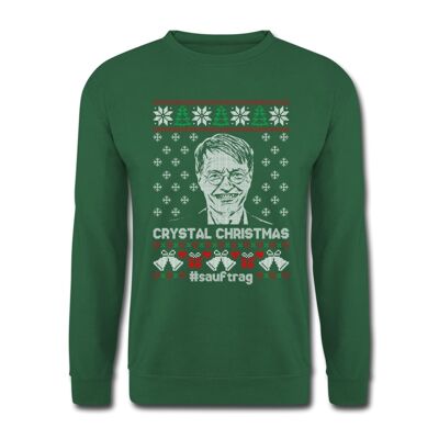 "Crystal Christmas" Pullover - Grün