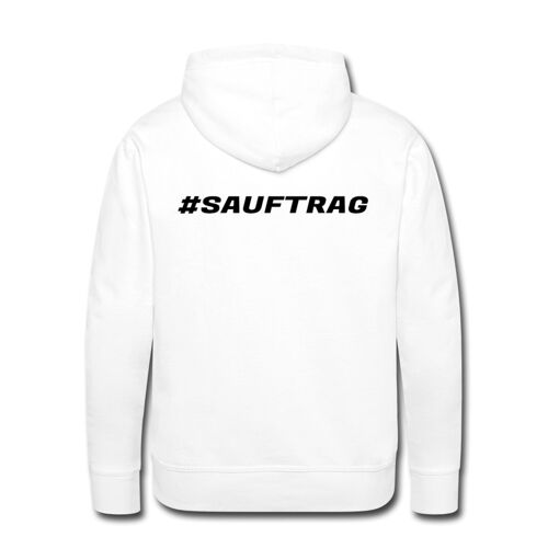 Sauftrag Klassik Premium Hoodie - Druck beidseitig