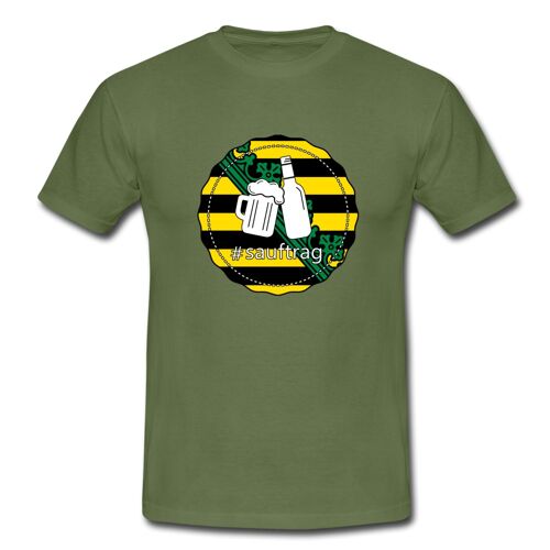 Sauftrag Sachsen T-Shirt - Militärgrün