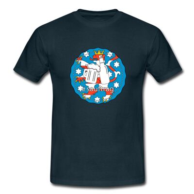 Sauftrag Thüringen T-Shirt - Navy