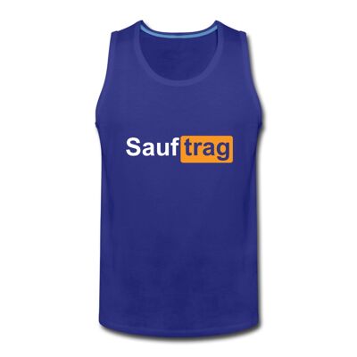 Camiseta de tirantes "Sauftrag" - Azul real