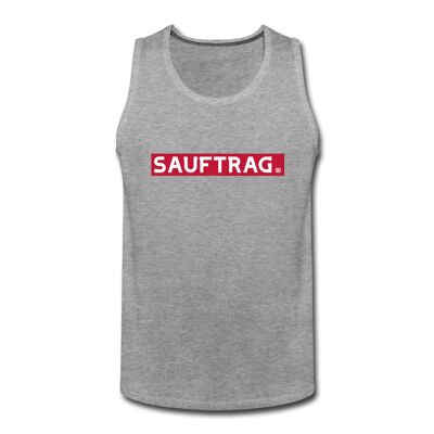 SAUFTRAG® Tank Top - heather grey