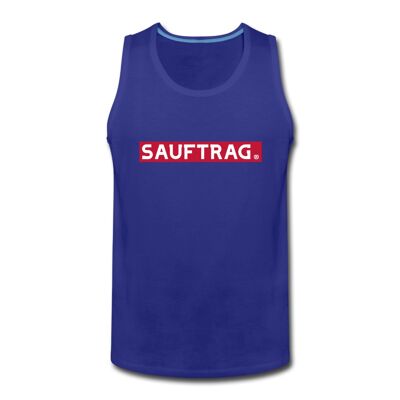 SAUFTRAG® Tank Top - Königsblau