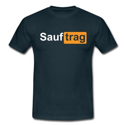 "Sauftrag" T-Shirt - Navy