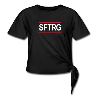 SFTRG crop shirt black