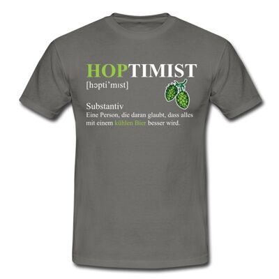 T-Shirt Hoptimiste - Graphite