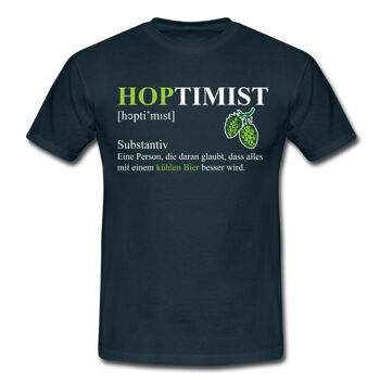 T-shirt Hoptimist - Marine