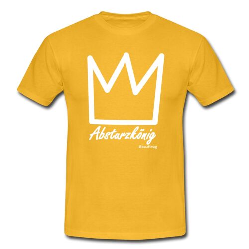Absturzkönig T-Shirt - Gelb