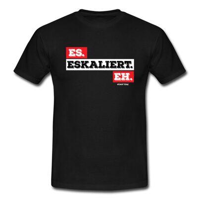"It's Escalating" T-Shirt Black