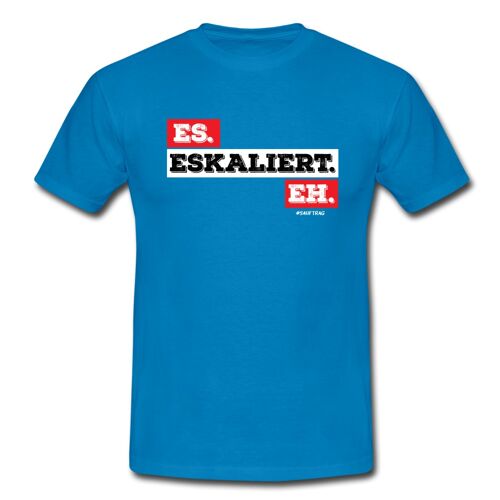 "Es Eskaliert Eh" T-Shirt - Royalblau