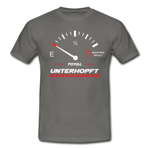 "Total Unterhopft" T-Shirt - Graphit