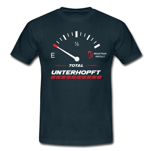 "Total Unterhopft" T-Shirt - Navy
