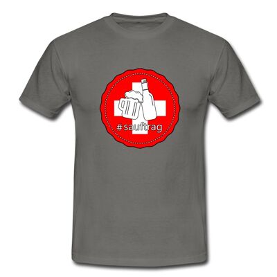Sauftrag Schweiz T-Shirt - Graphit