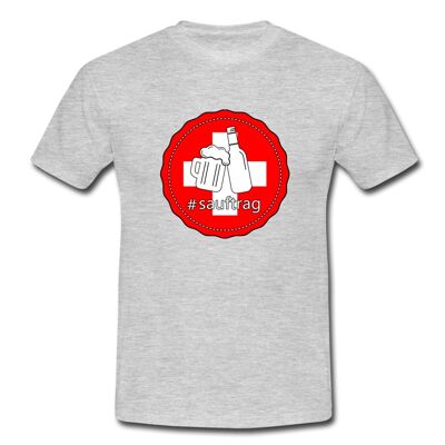 Camiseta Sord Suiza - Gris jaspeado