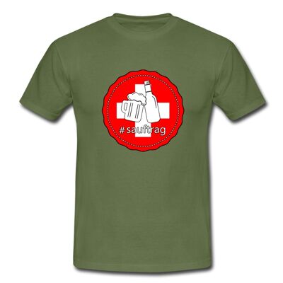 T-Shirt SOrd Suisse vert ilitaire