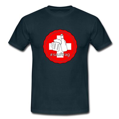 Sauftrag Schweiz T-Shirt - Navy