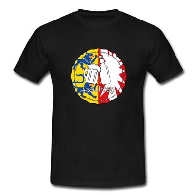 Sauftrag Schleswig-Holstein T-Shirtchwarz