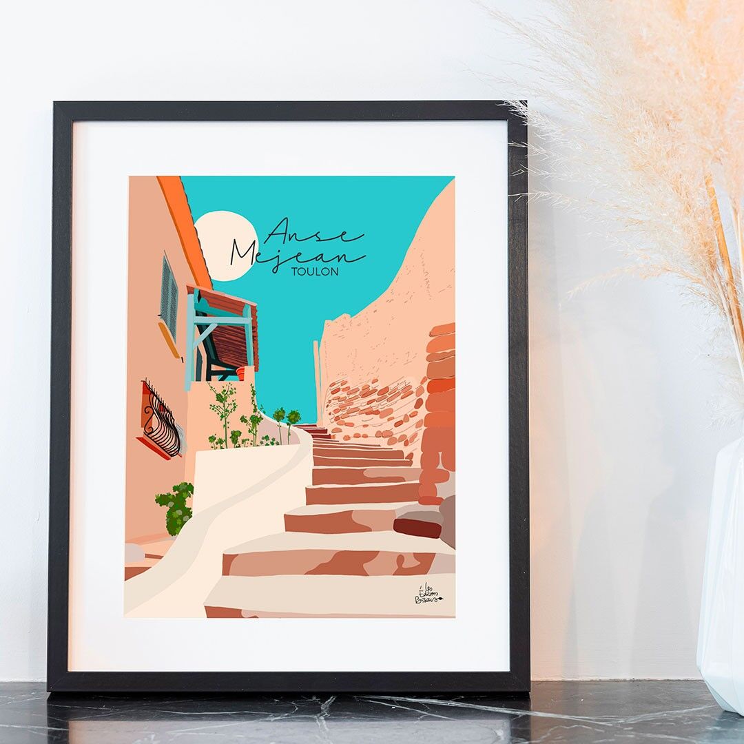 Affiche Toulon - Anse Méjean