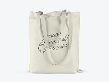 Sac en coton / Call 9 Wine Wine 7