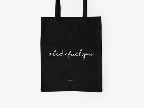 Baumwolltasche / Abcdefuckyou