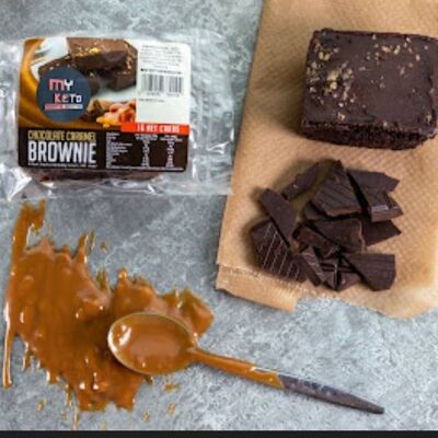 Brownie al cioccolato e caramello