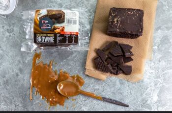 Brownie au chocolat et au caramel 1