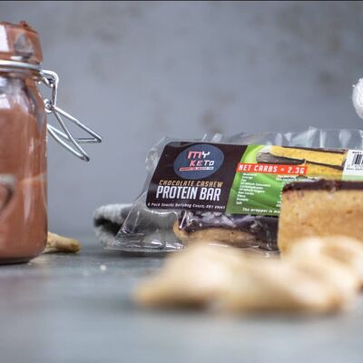 Chocolate Cashew Fudge Protein Bar