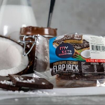 Flapjack al cioccolato e cocco