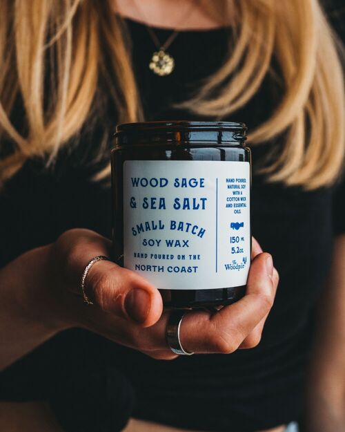 Wood Sage & Sea Salt 150g
